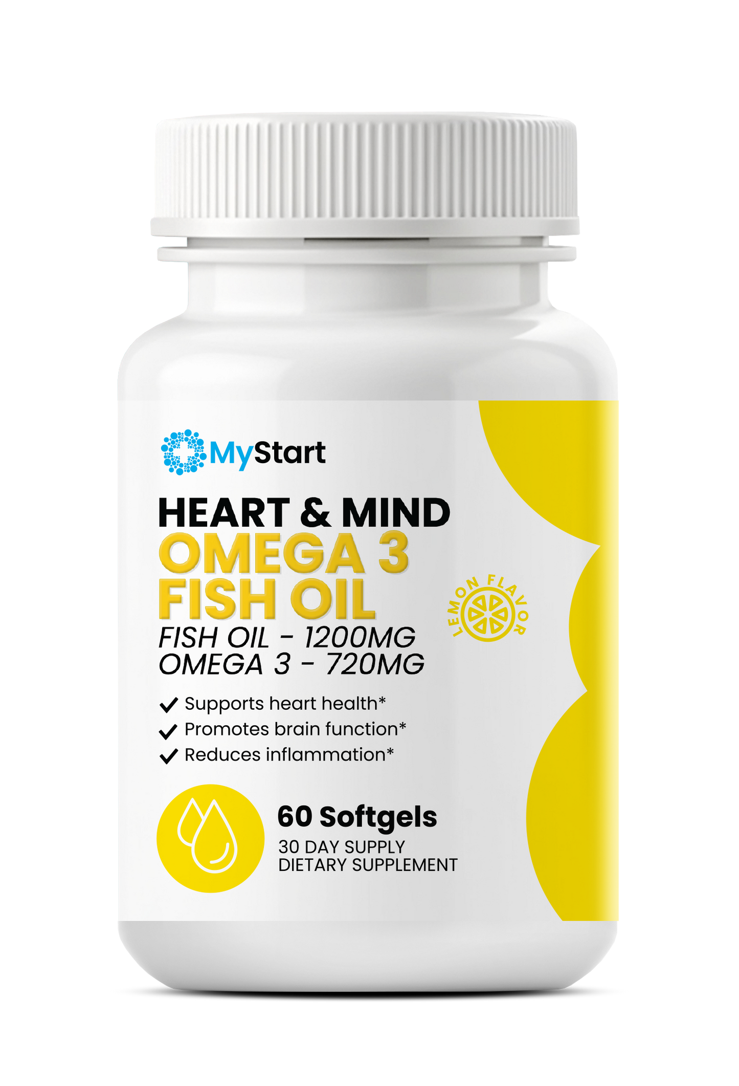 Heart & Mind - Omega 3 Fish Oil